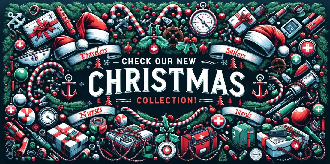 Christmas collection, holiday apparel, Christmas cards, ugly Christmas sweaters - Subtle Blue M