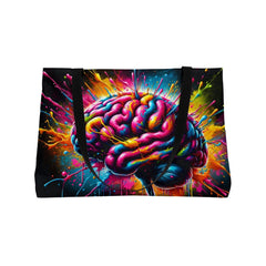 Mind Splash Weekender Tote Bag - Subtle Blue M