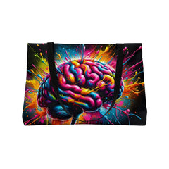 Mind Splash Weekender Tote Bag - Subtle Blue M