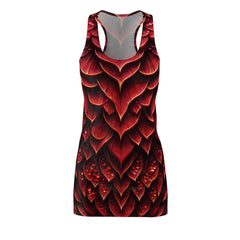 Red Dragon Enchantment Racerback Dress - Subtle Blue M