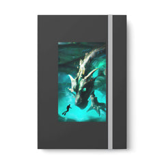 Atlantis Diver Dragon Color Contrast Notebook - Ruled - Sailing Log Journal - SubtleBlueM
