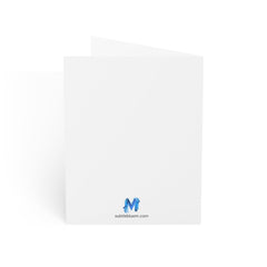 Christmas Bag of Holding Greeting Cards - Subtle Blue M