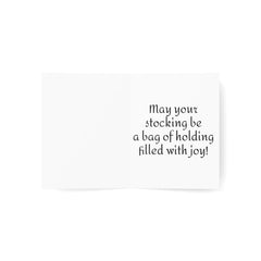 Christmas Bag of Holding Greeting Cards - Subtle Blue M