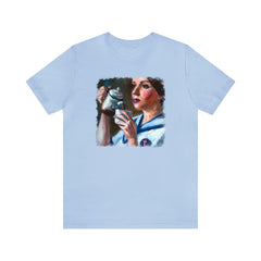 Coffee Nurse 1 Unisex T-Shirt - Subtle Blue M