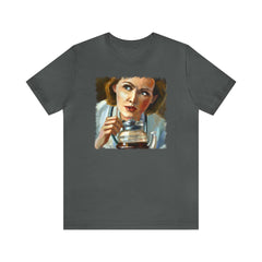 Coffee Nurse 2 Unisex T-Shirt - Subtle Blue M