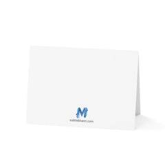 Detect Christmas Spirit DnD Critmas Greeting Cards - Subtle Blue M