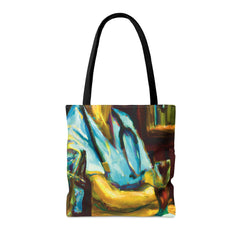 End of the Weekend Bar Nurse Tote Bag, nurse themed accessories, nursing fashion, RN Tote Bag - SubtleBlueM