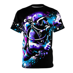 Graffiti Diver Unisex Tee - Subtle Blue M