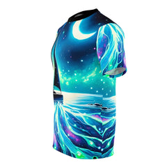 Moonlit Catamaran All Over Print Tee - Subtle Blue M