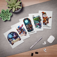 Multi-Design Greeting Cards (5-Pack) - Subtle Blue M