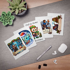 Multi-Design Greeting Cards (5-Pack) - Subtle Blue M