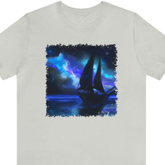 Nebula 2 Unisex T-Shirt - Subtle Blue M