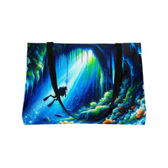 Oceanic Explorer Weekender Tote Bag - Subtle Blue M