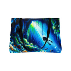 Oceanic Explorer Weekender Tote Bag - Subtle Blue M