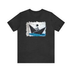 Paper Sailboat 1 Unisex T-Shirt - Subtle Blue M
