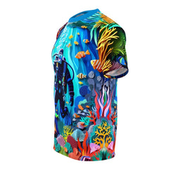 Reef Explorer Unisex Tee - Subtle Blue M