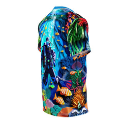 Reef Explorer Unisex Tee - Subtle Blue M