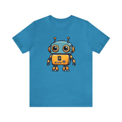 Robo-Charm Unisex Short Sleeve Tee - Subtle Blue M