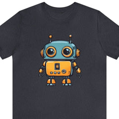 Robo-Charm Unisex Short Sleeve Tee - Subtle Blue M
