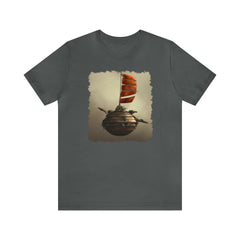 Scifi Sails 3 Unisex T-Shirt - Subtle Blue M