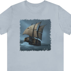 Scifi Sails 4 Unisex T-Shirt - Subtle Blue M