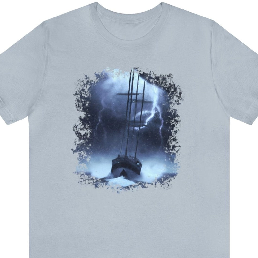 Stormy Sails 1 Unisex T-Shirt - Subtle Blue M