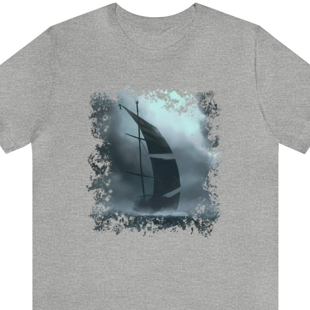 Stormy Sails 2 Unisex T-Shirt - Subtle Blue M