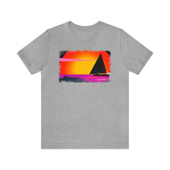 Sunset Sails 2 Unisex T-Shirt - Subtle Blue M