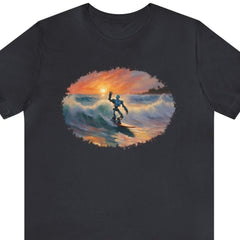 SurfBot Chronicles Unisex T-Shirt - Subtle Blue M