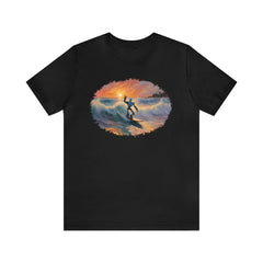 SurfBot Chronicles Unisex T-Shirt - Subtle Blue M