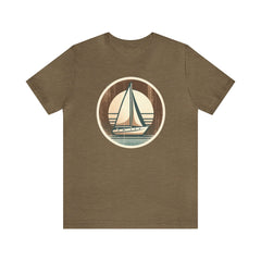 Vintage Voyage Unisex Short Sleeve Tee - Subtle Blue M