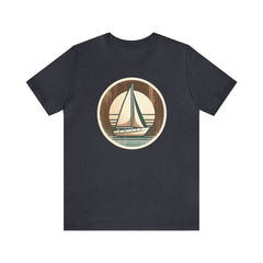 Vintage Voyage Unisex Short Sleeve Tee - Subtle Blue M
