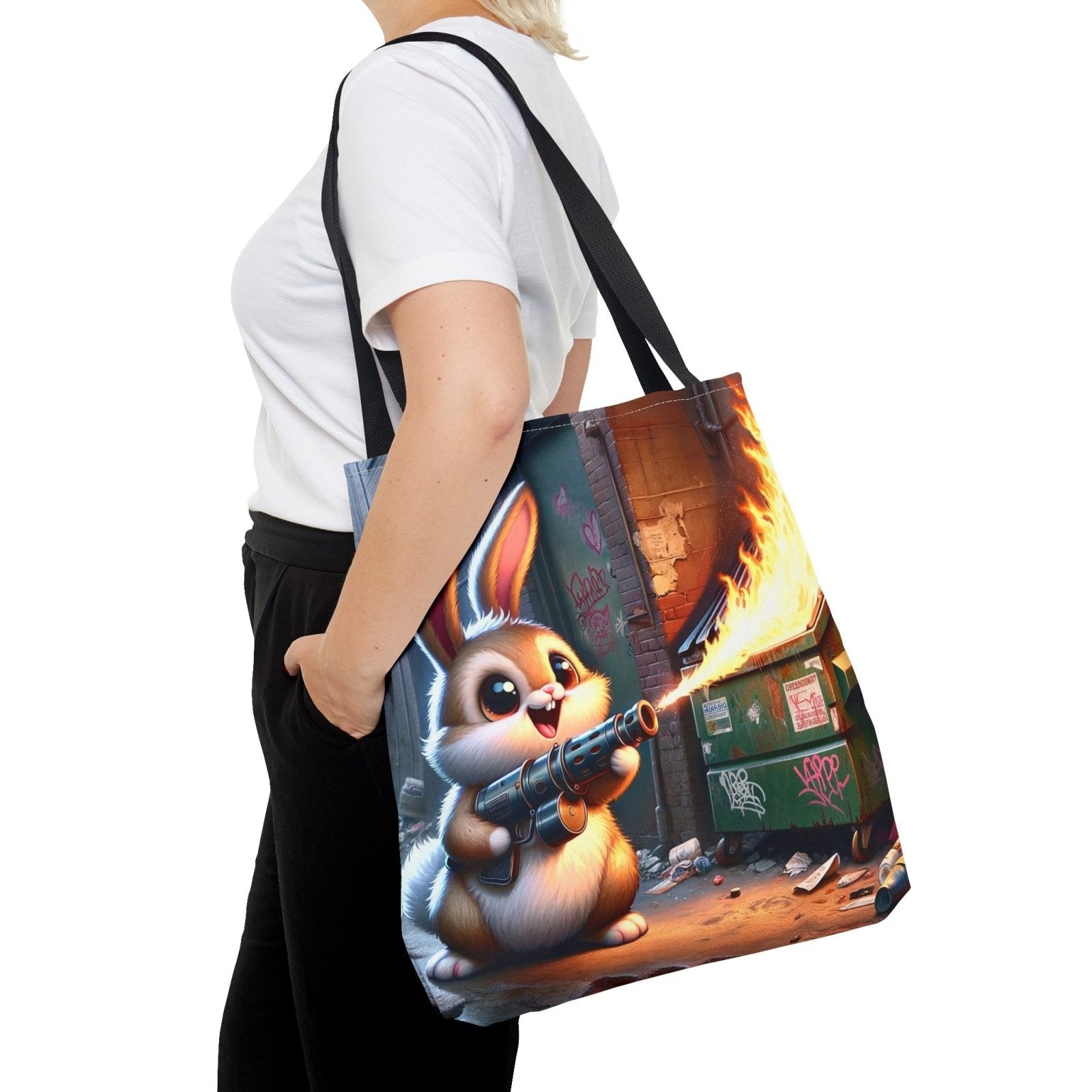 Hopocalypse Now Tote Bag - Subtle Blue M