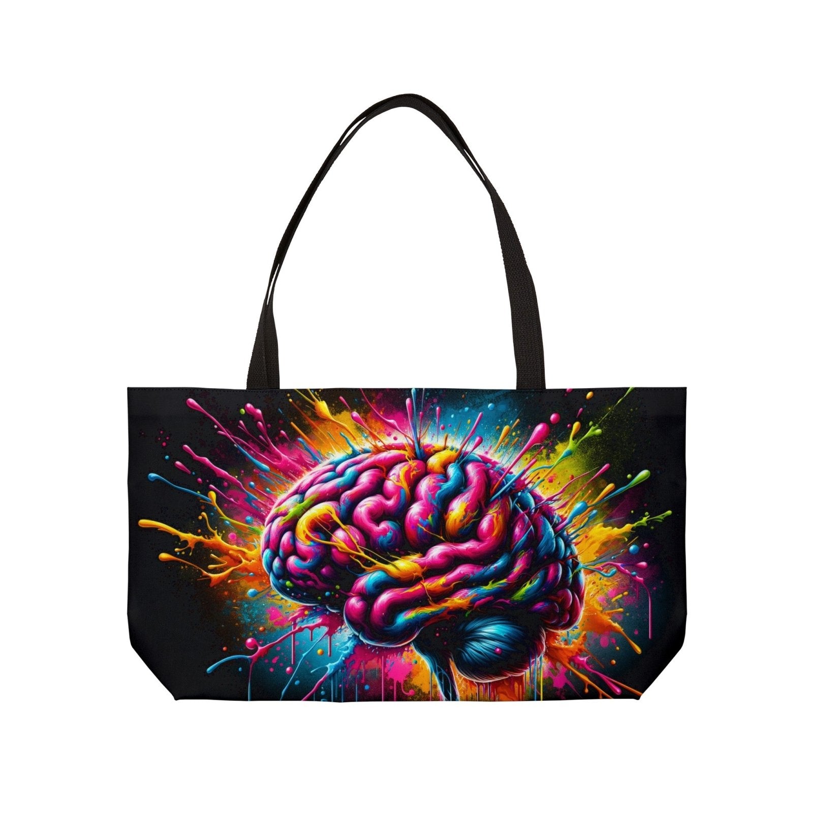 Mind Splash Weekender Tote Bag - Subtle Blue M