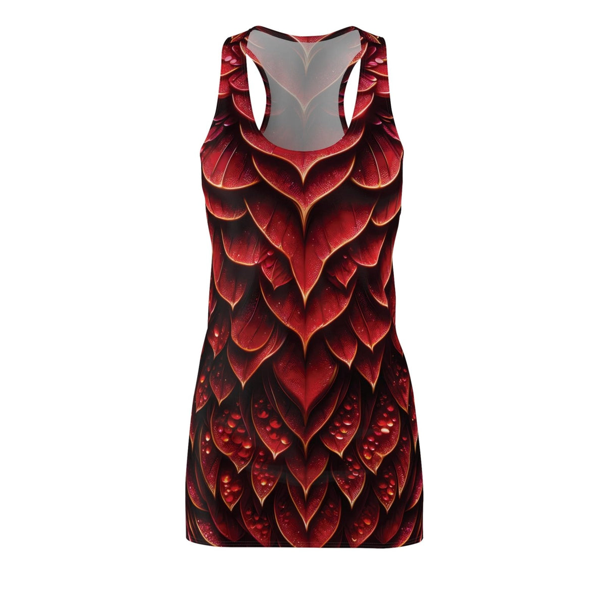 Red Dragon Enchantment Racerback Dress - Subtle Blue M