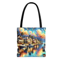 Coastal Impressions Tote Bag - Subtle Blue M