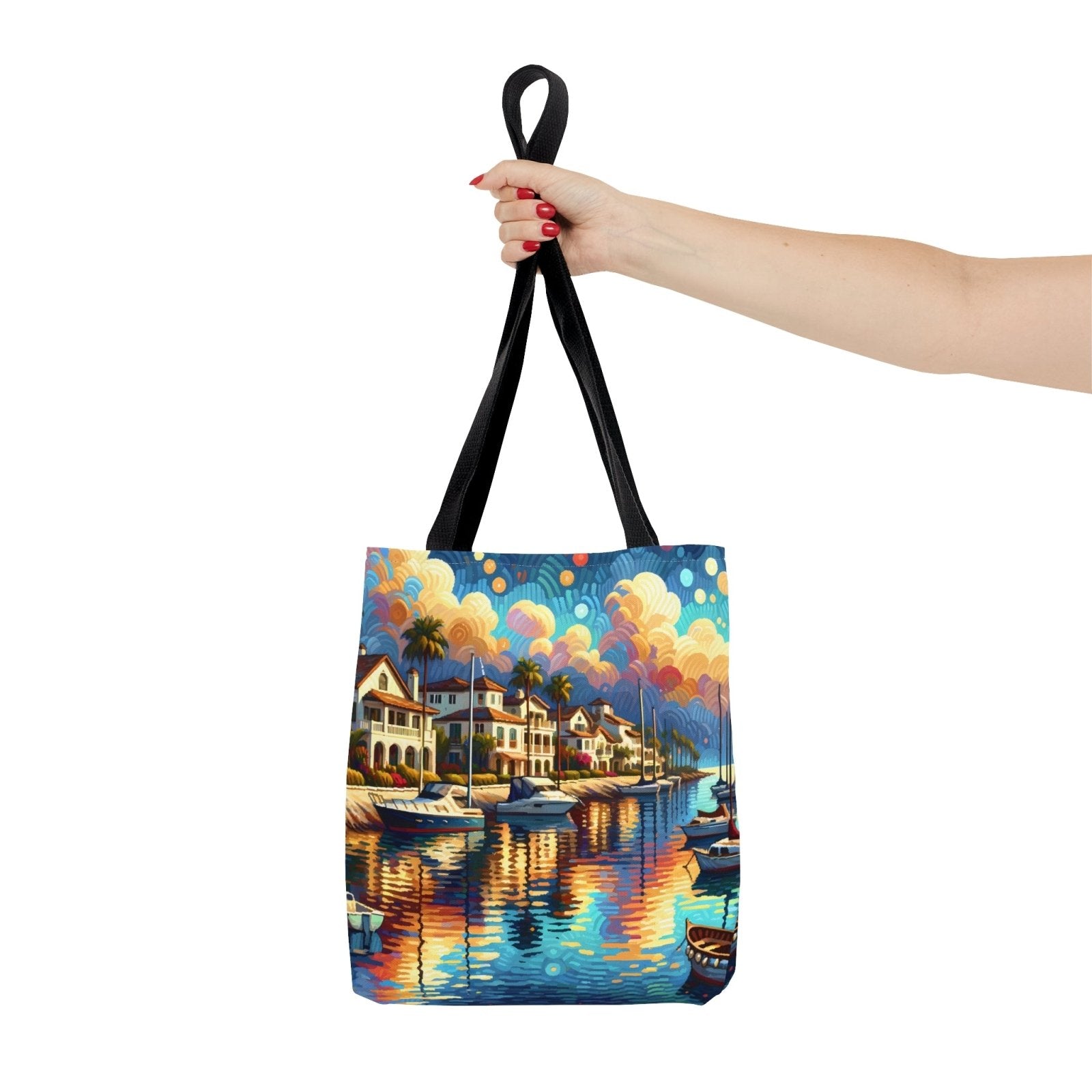 Coastal Impressions Tote Bag - Subtle Blue M