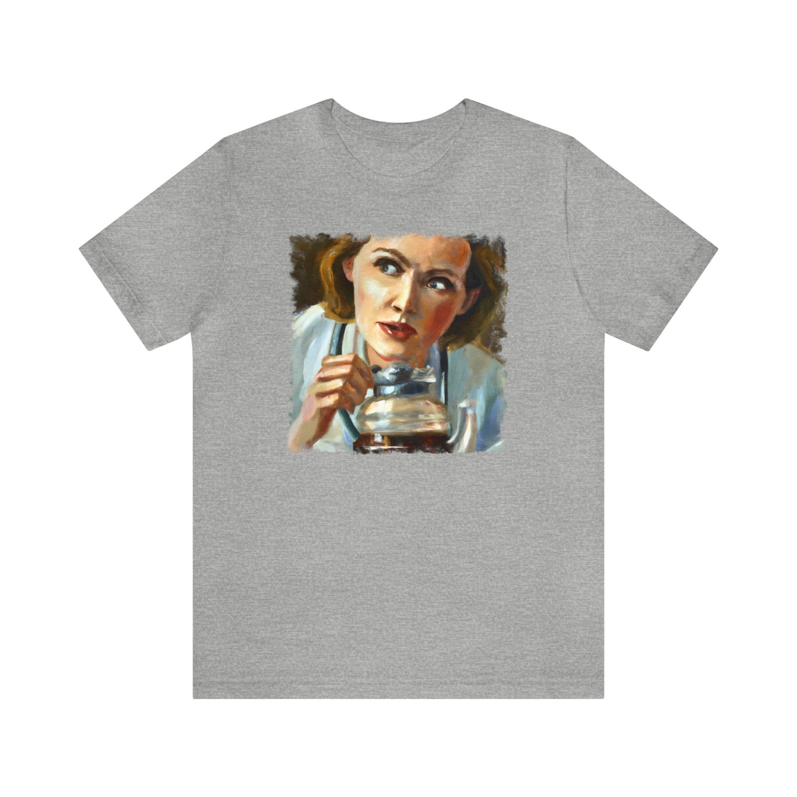 Coffee Nurse 2 Unisex T-Shirt - Subtle Blue M