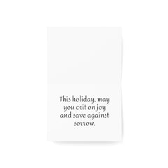 Crit Joy Christmas Critmas Greeting Cards - Subtle Blue M