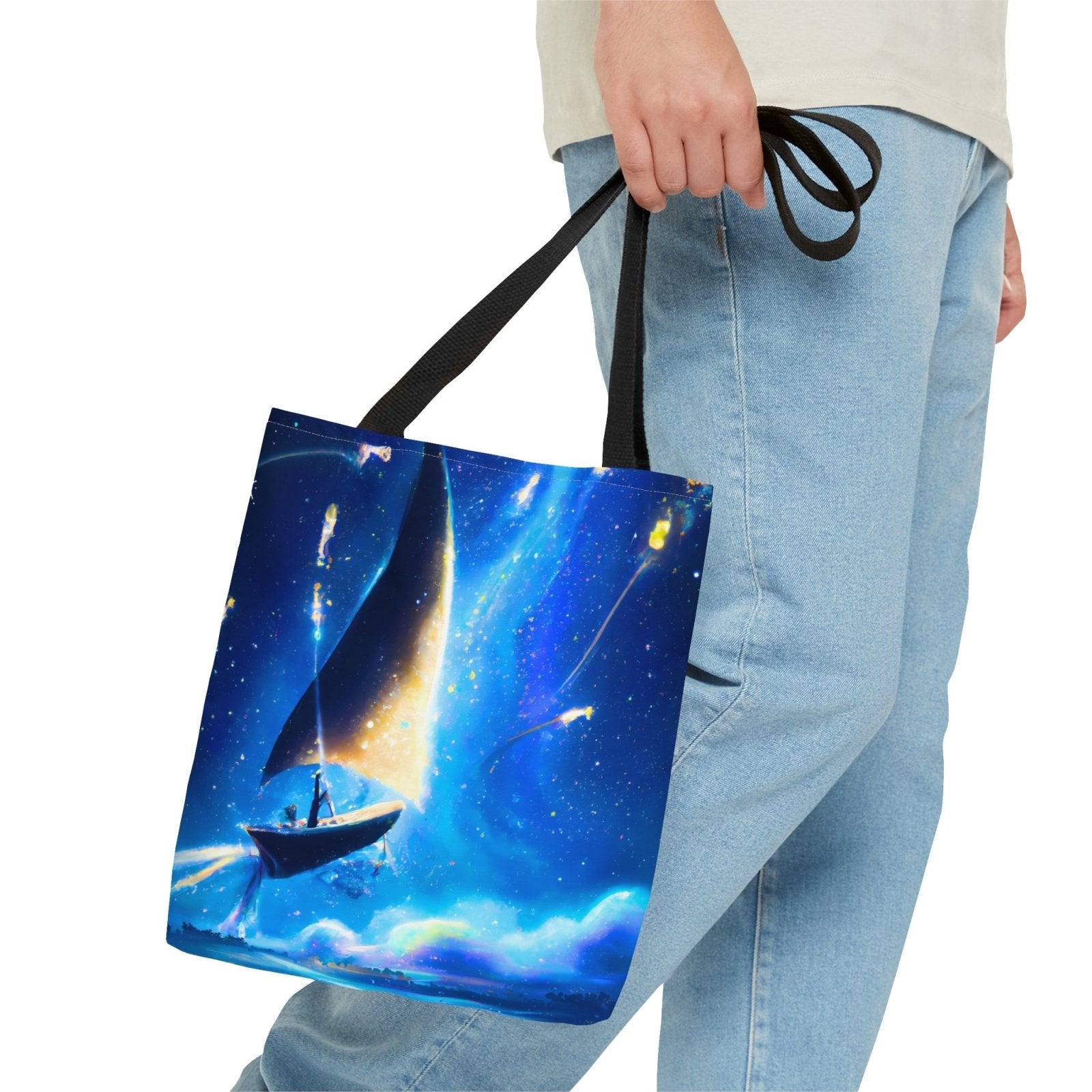 Firefly Sails Tote Bag - Subtle Blue M