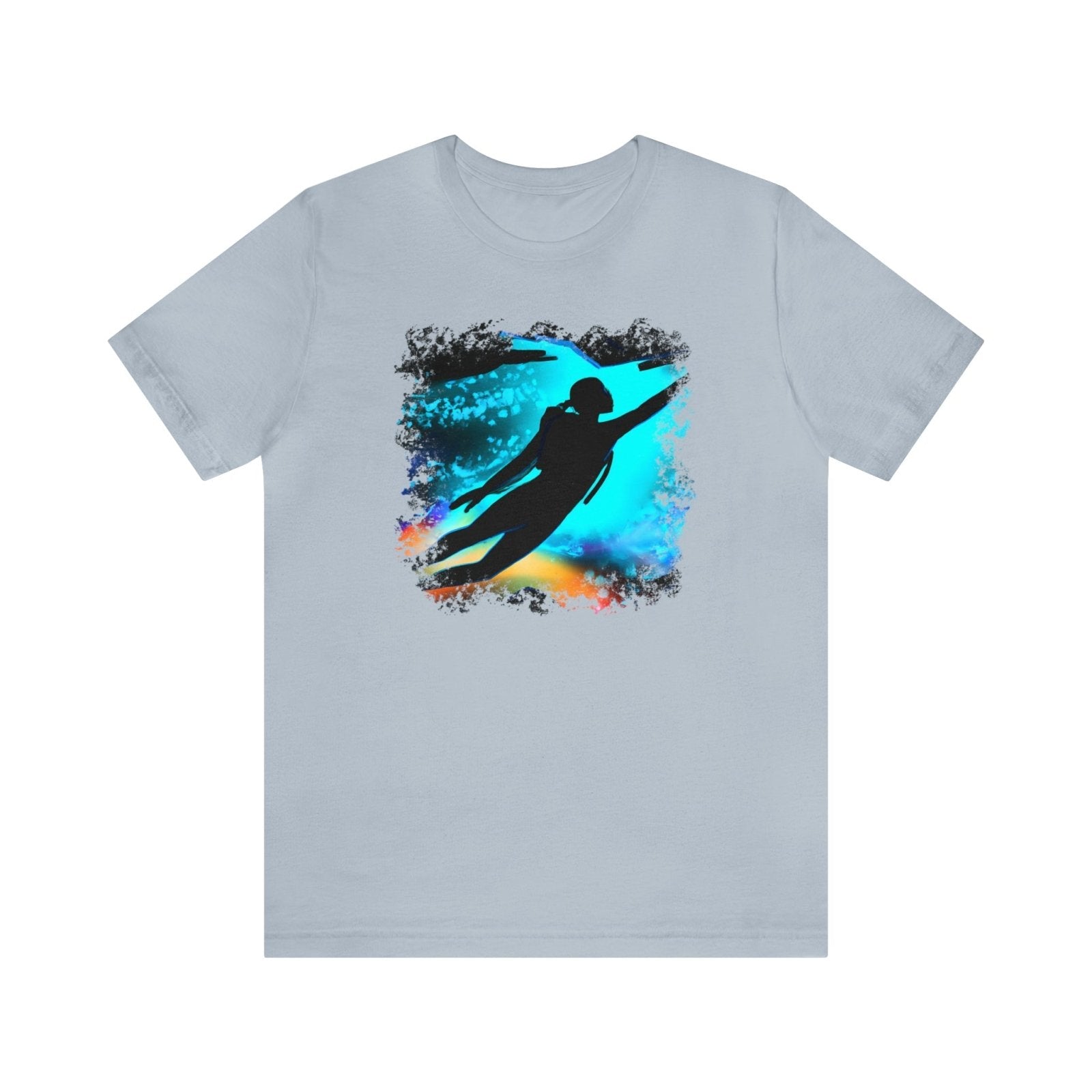 Freediver Unisex T-Shirt - Subtle Blue M