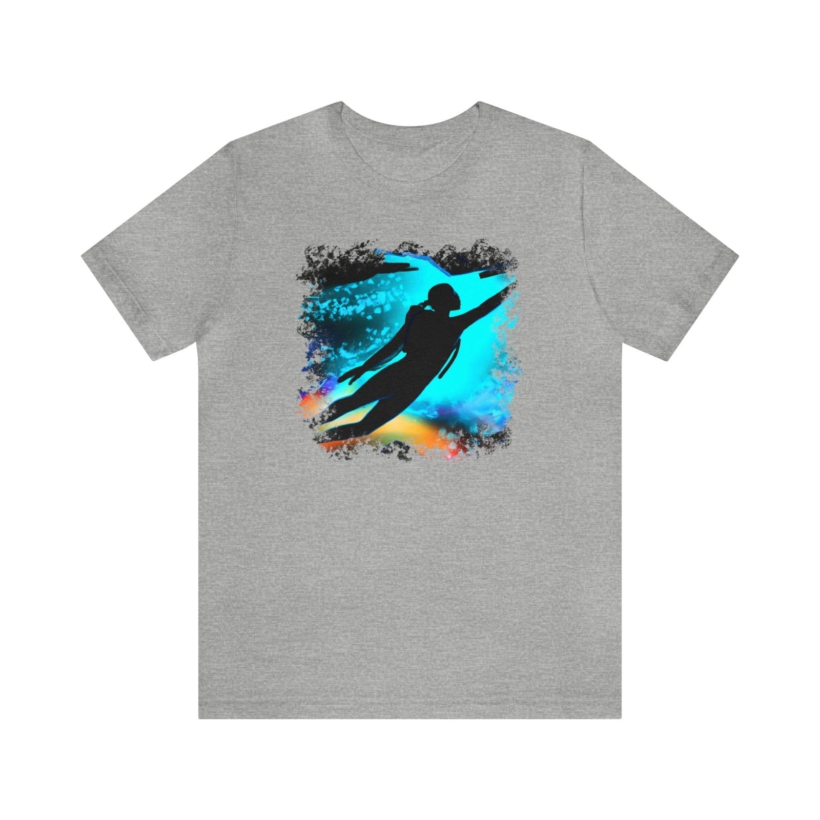 Freediver Unisex T-Shirt - Subtle Blue M