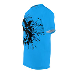 Ink Splatter Shark Unisex Tee - Subtle Blue M