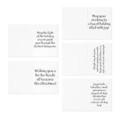 Multi-Design Greeting Cards (5-Pack) - Subtle Blue M
