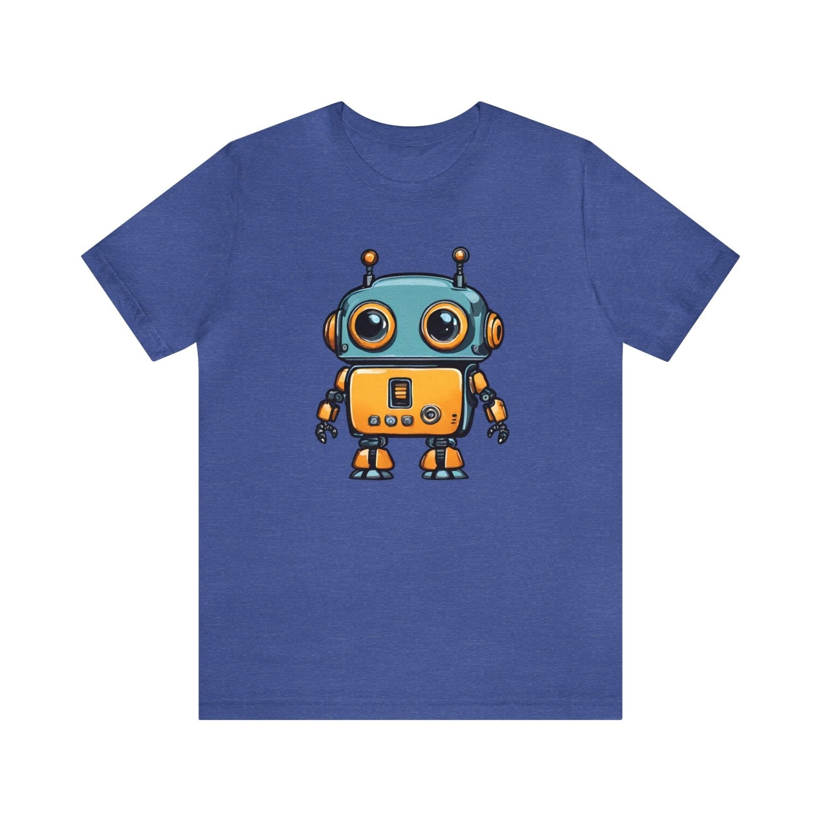 Robo-Charm Unisex Short Sleeve Tee - Subtle Blue M