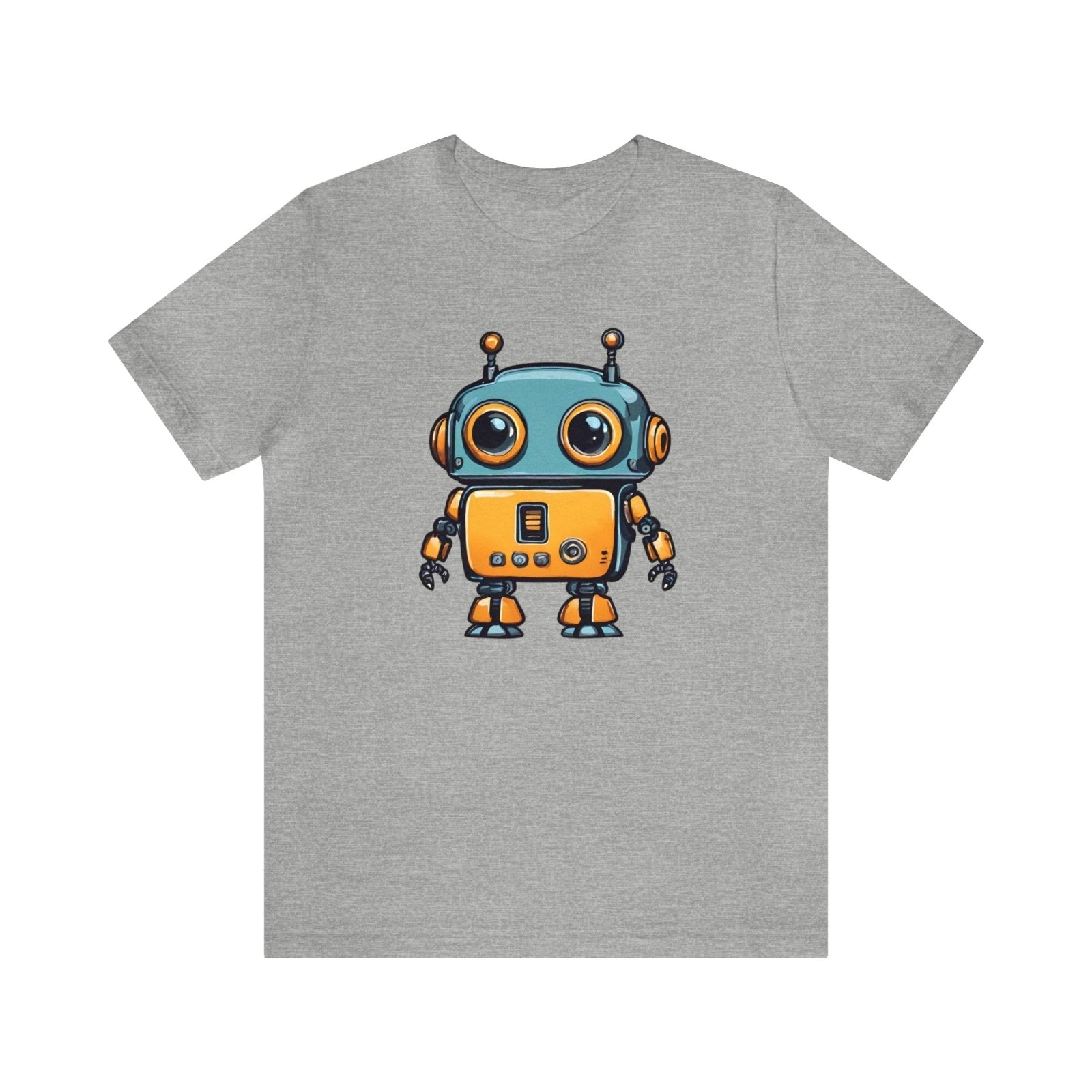 Robo-Charm Unisex Short Sleeve Tee - Subtle Blue M