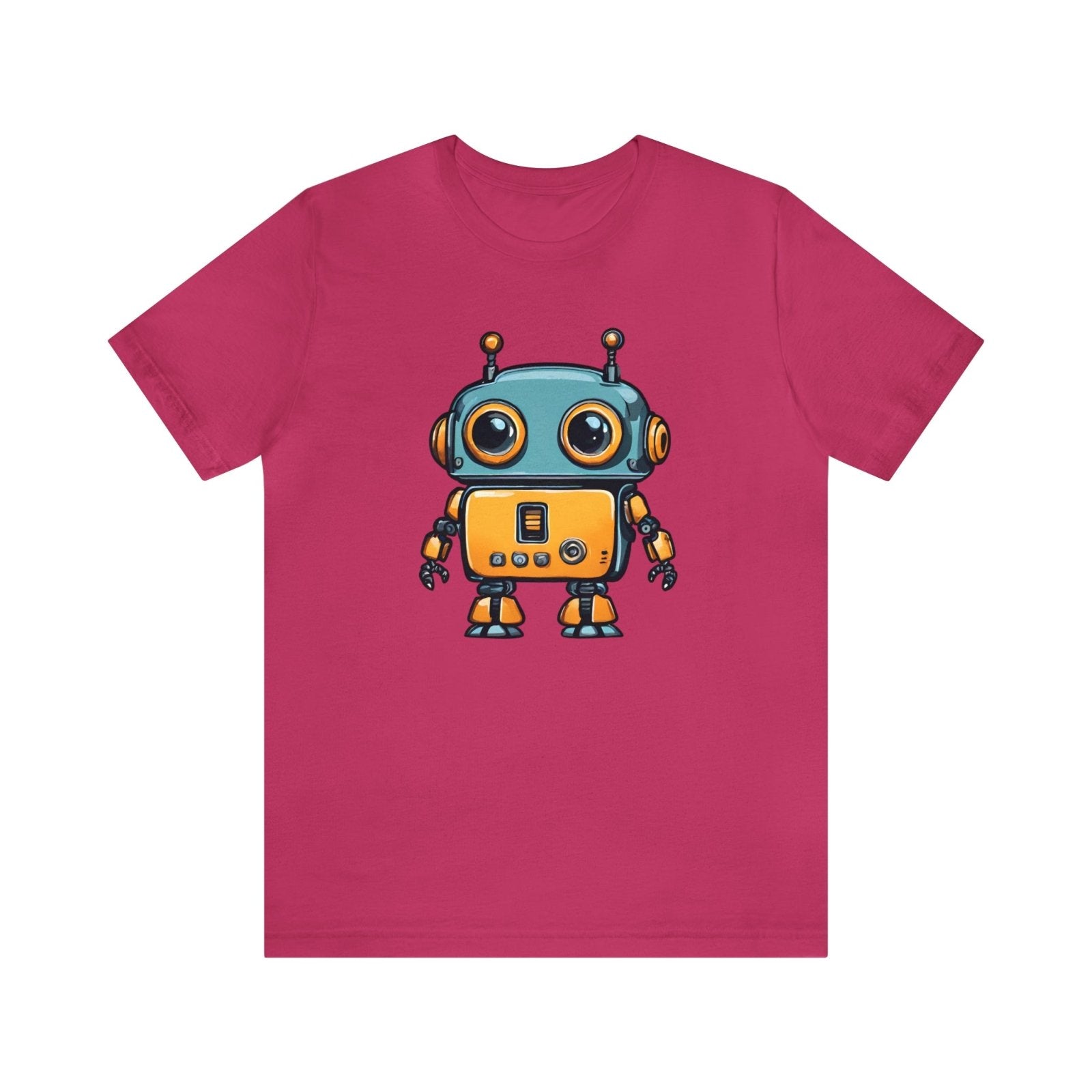 Robo-Charm Unisex Short Sleeve Tee - Subtle Blue M