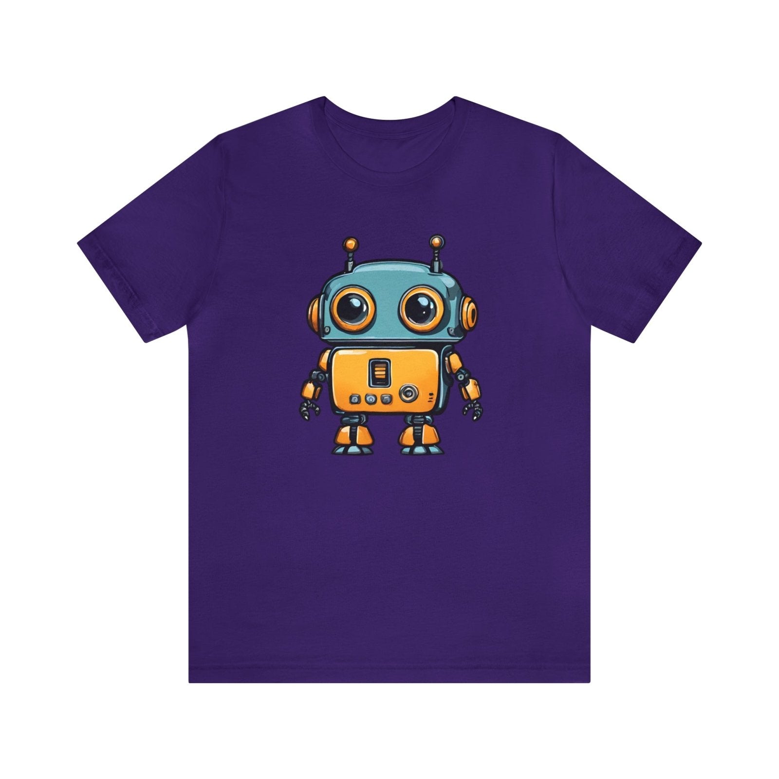 Robo-Charm Unisex Short Sleeve Tee - Subtle Blue M