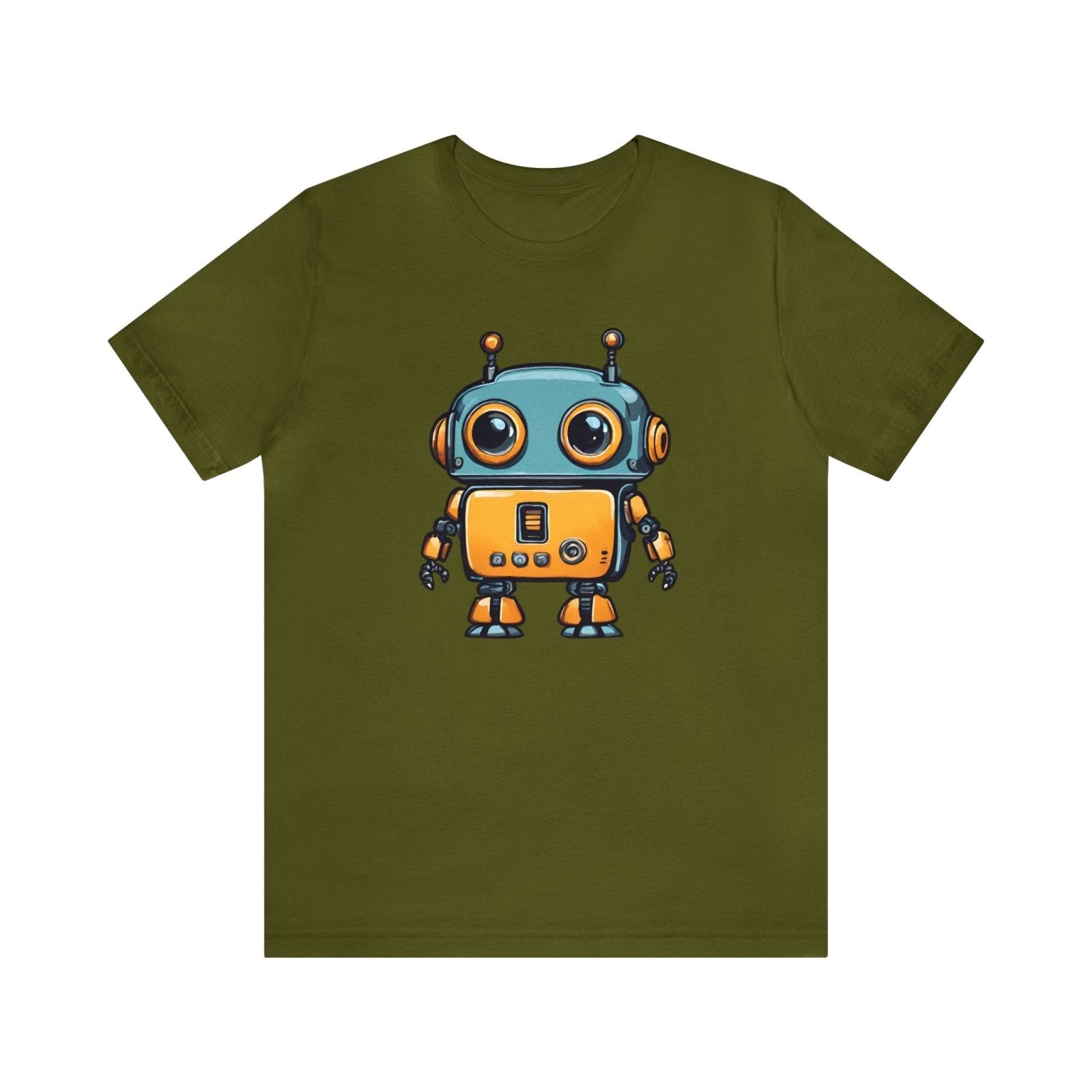 Robo-Charm Unisex Short Sleeve Tee - Subtle Blue M