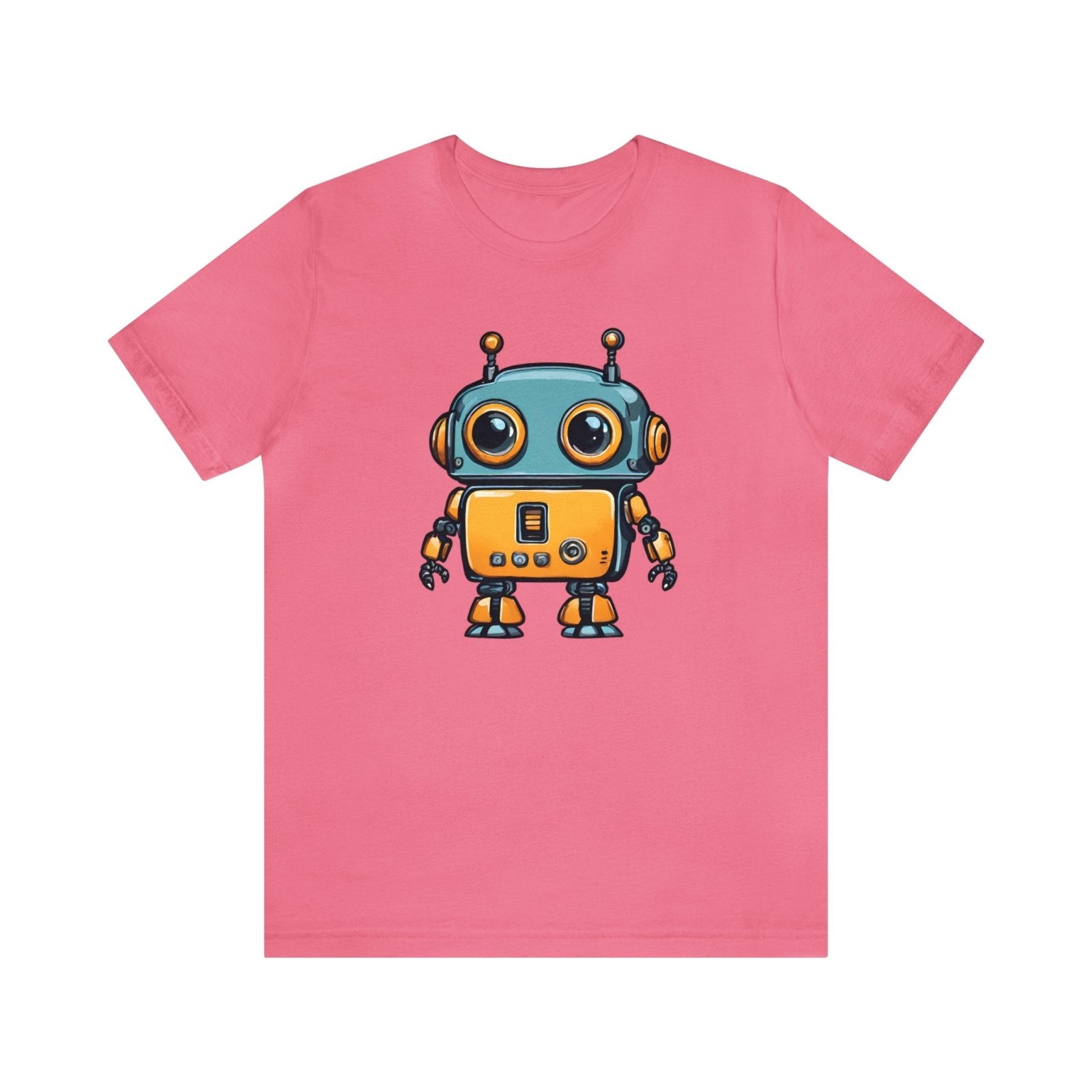 Robo-Charm Unisex Short Sleeve Tee - Subtle Blue M